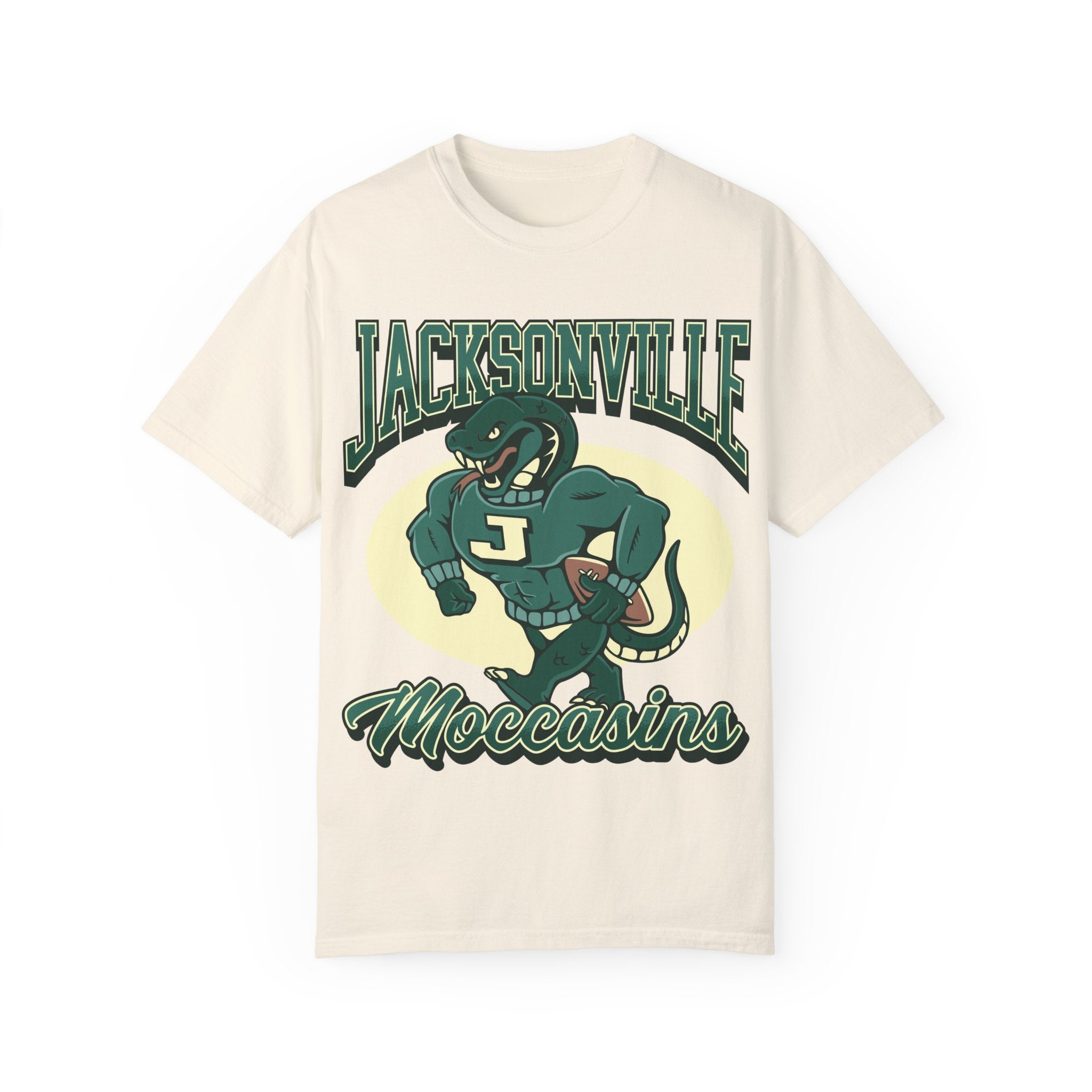 Jacksonville Moccasins Throwback T-Shirt | Vintage Collegiate Style Tee